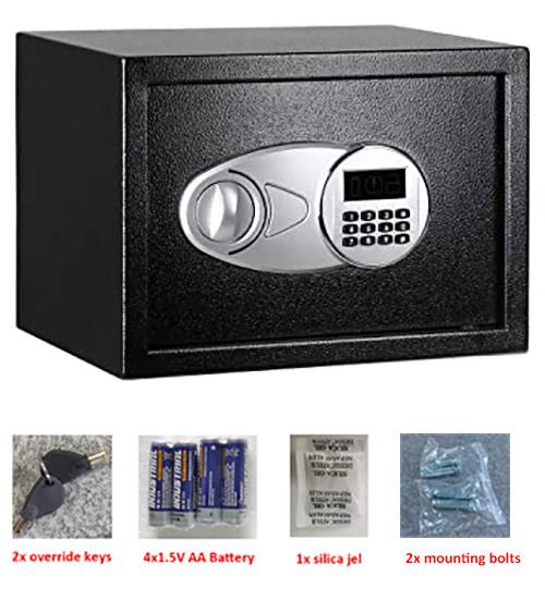 Home Digital Steel Security Safes and Lock Box with Electronic Keypad (3)